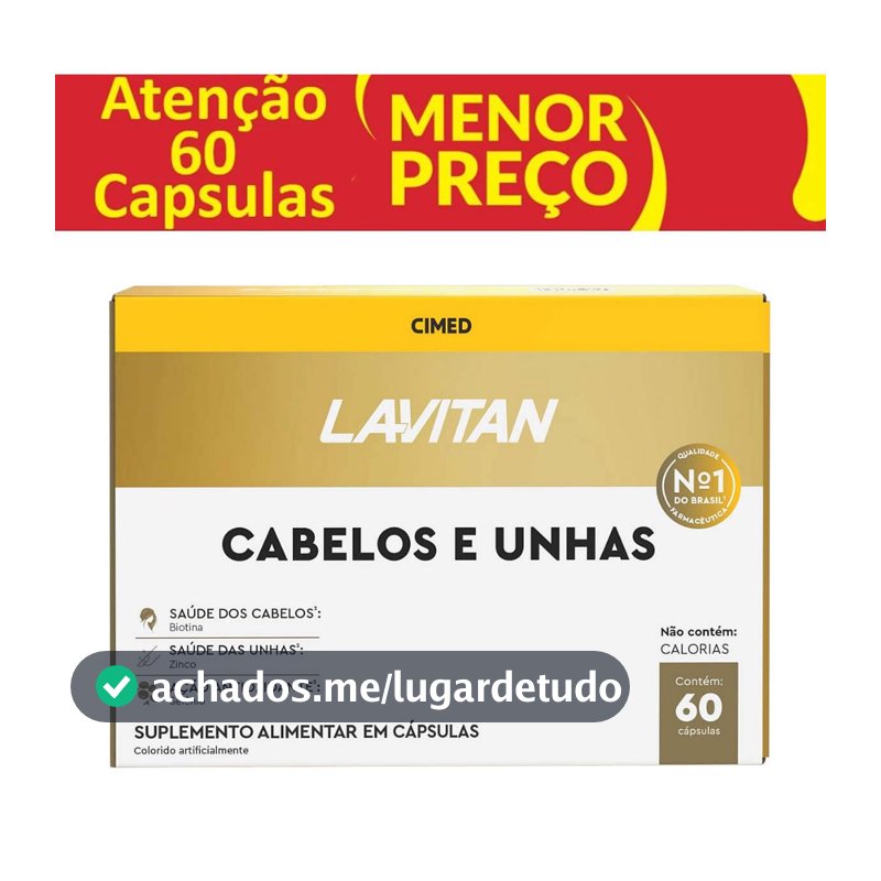 Lavitan Cabelos e Unhas 60 Cápsulas