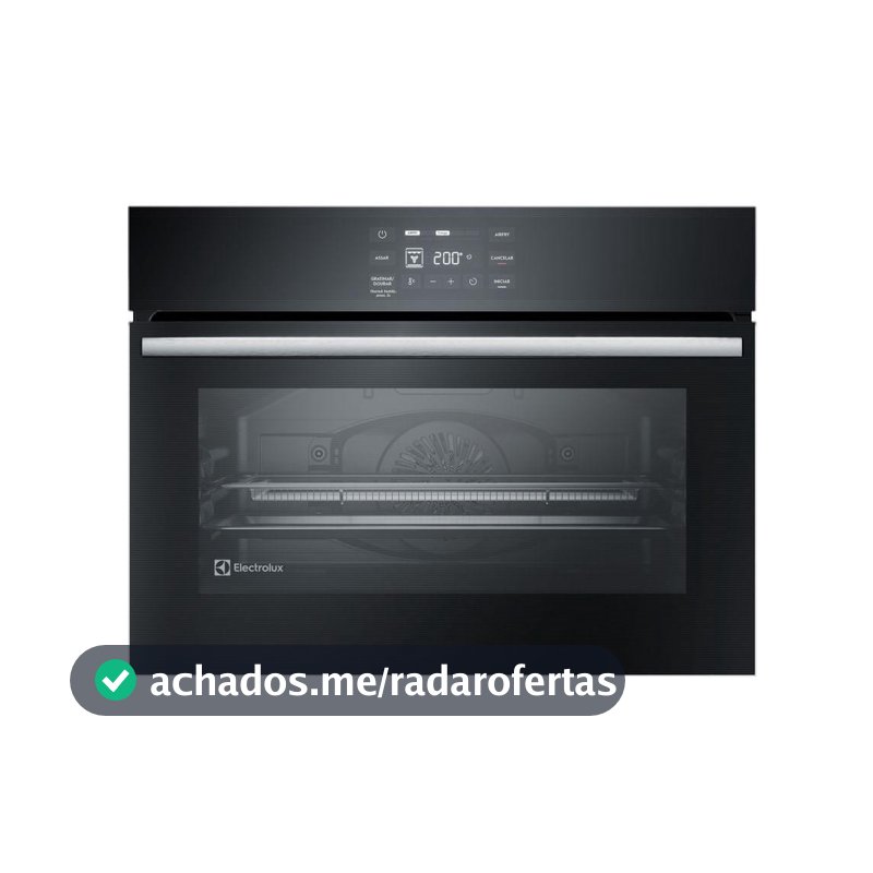 Forno de Embutir Elétrico Electrolux 50L Experience Air Fryer, PerfectCook360 e Painel Touch (OE5EA)