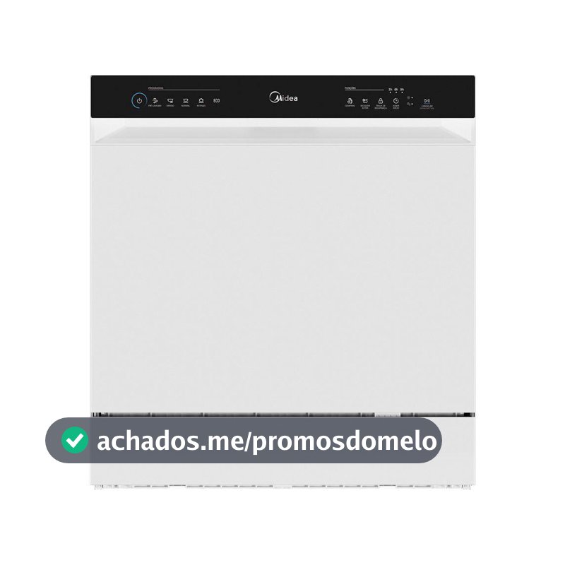 Lava-louças Midea 8 Serviços Touch Plus Branco 220V (MDWTF08W2)