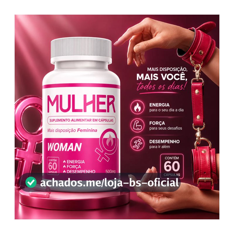 Vitamina Feminina Energia e Disposição  - 60 Caps - Premium - Envio Imediato