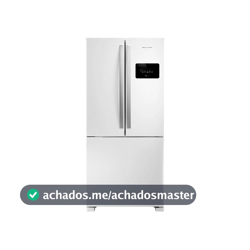 Geladeira Frost Free French Door 3 Portas Branca Brastemp - BRO85MB