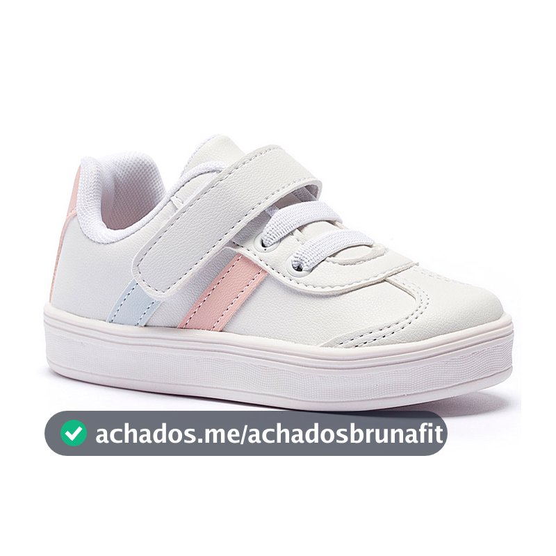 Tênis Infantil Menina Tininha Casual Escolar Confortável