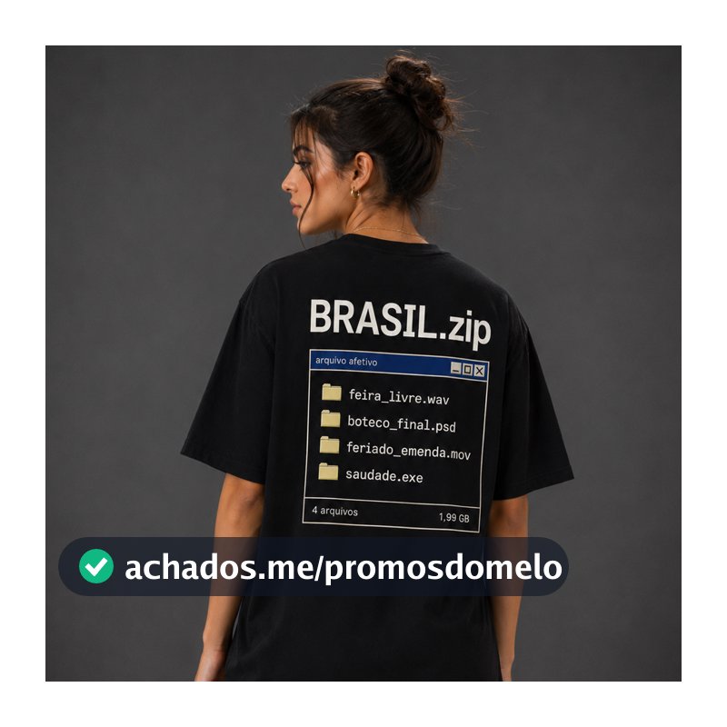 Camiseta  BRASIL.ZIP