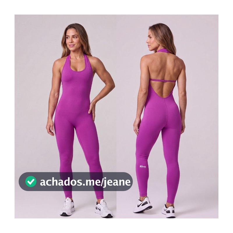 Macacão Frente Única Sculpt – Zero Transparência | Moderna Fitness