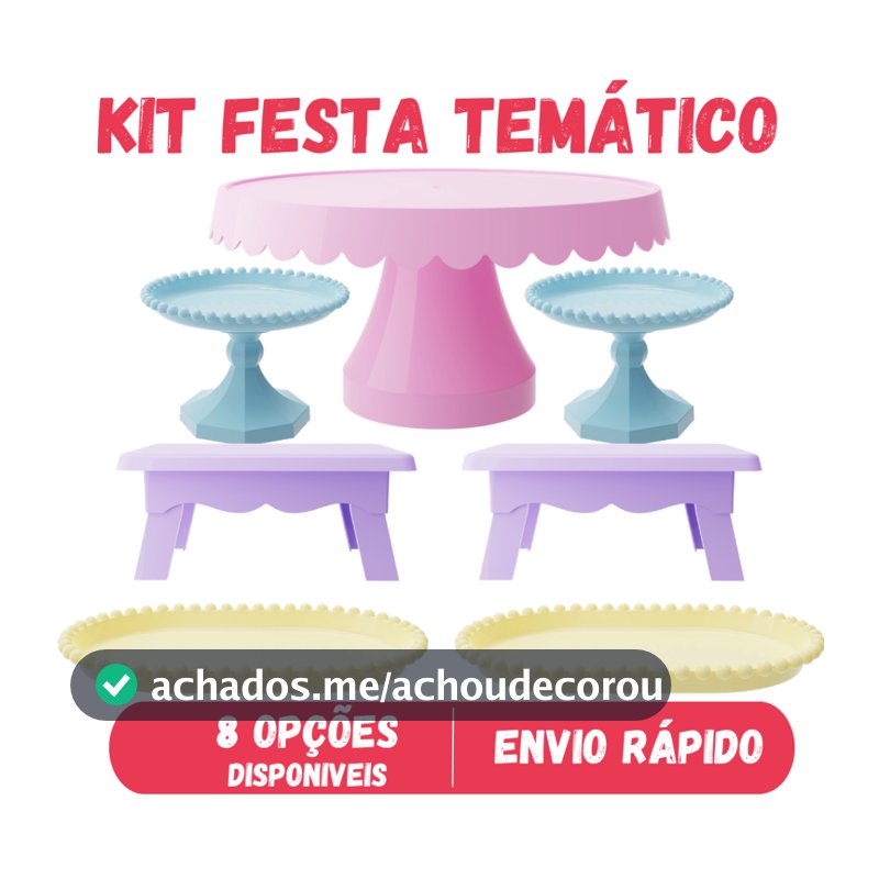 Kit Festa Temático 8 Variações Decoração Festas