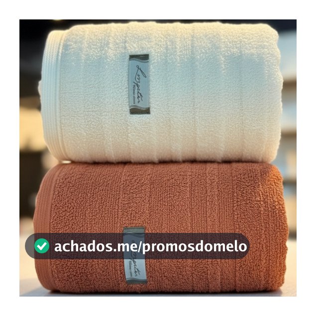 Kit/Jogo 2 Toalhas de Banho Grande 100% Algodão Grossa Super Luxo Premium Macia Alta Absorção