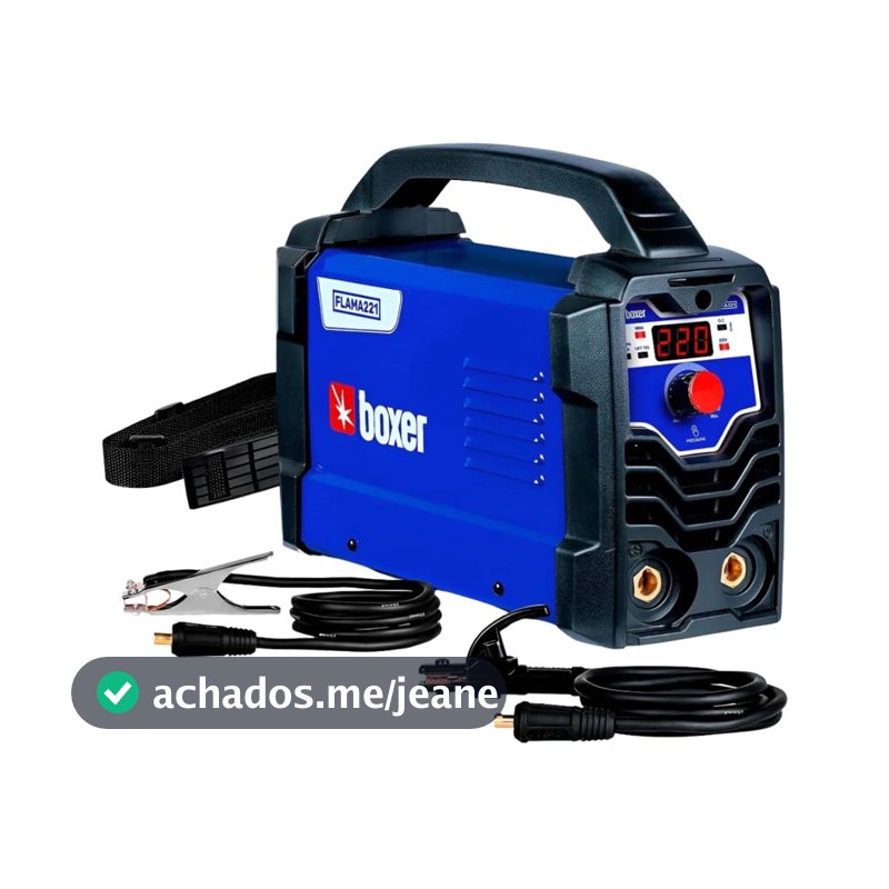 Máquina Inversora De Solda Flama221 220A Eletrodo Boxer