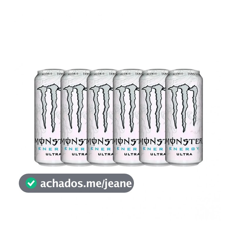 Kit com 6 Energético Monster Ultra Lata 473ml