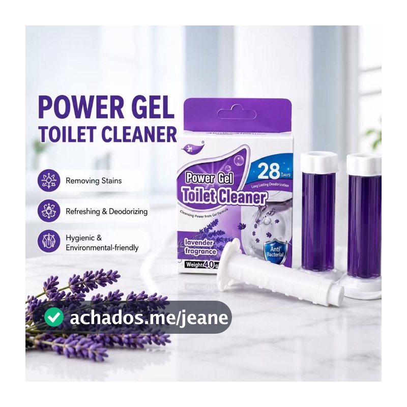 Gel Adesivo Sanitário Perfumado Power Clean 28 Aplicações