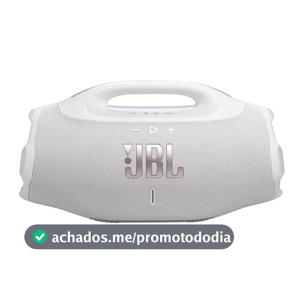 Caixa de Som JBL Boombox 4 Bluetooth AI Sound Boost Graves Personalizáveis Bateria de até 34h - IP68