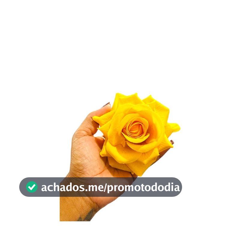 Rosa Presilha De Cabelo Aveludada Aces Cigano Amarela