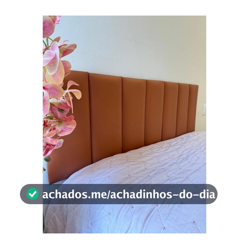 Cabeceira Courino Modular Estofada para Cama Box 40cmX19CM -  VÁRIOS TAMANHOS - Envio Full