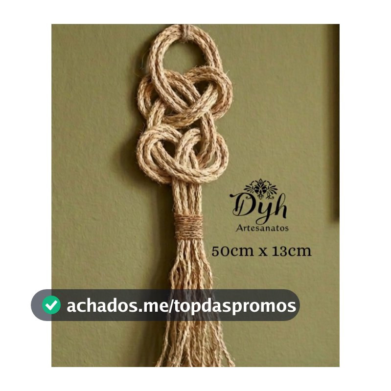 MANDALA VERTICAL  decoração de parede rústica, decoração casa, decoração boho, enfeite sisal/NATURAL.