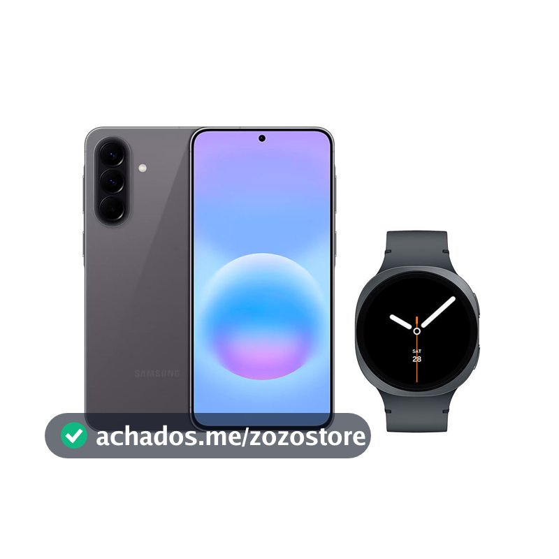 Galaxy A57 5G (128GB) - Cinza + Galaxy Watch8 BT 44mm - Grafite