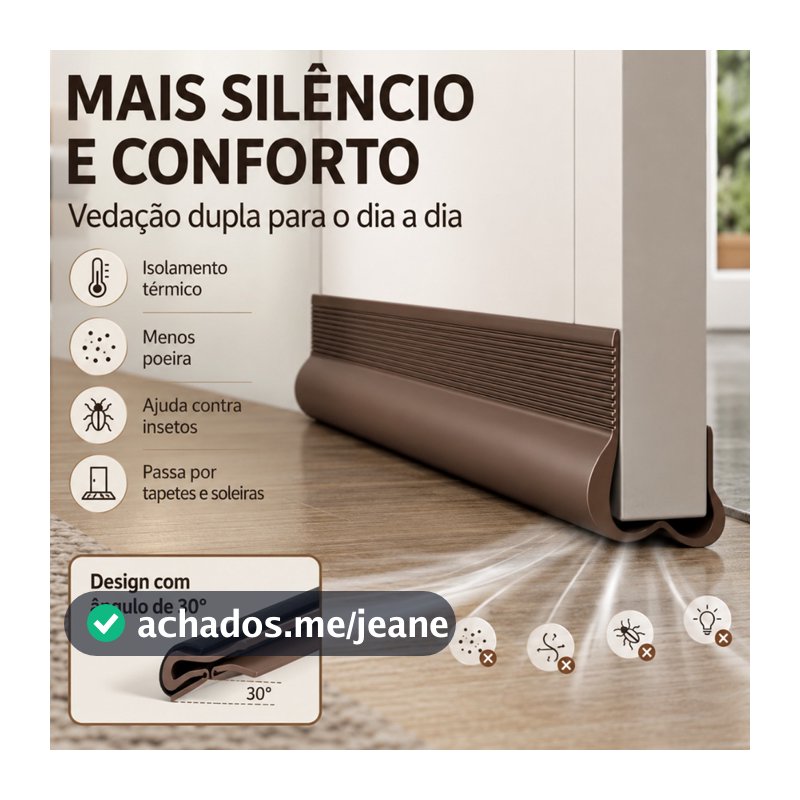 93cm Vedação de Porta de Baixo Tipo Calço Ajustável, Sem Cola, Anti-Vento, Anti-Insetos para Isolamento Térmico