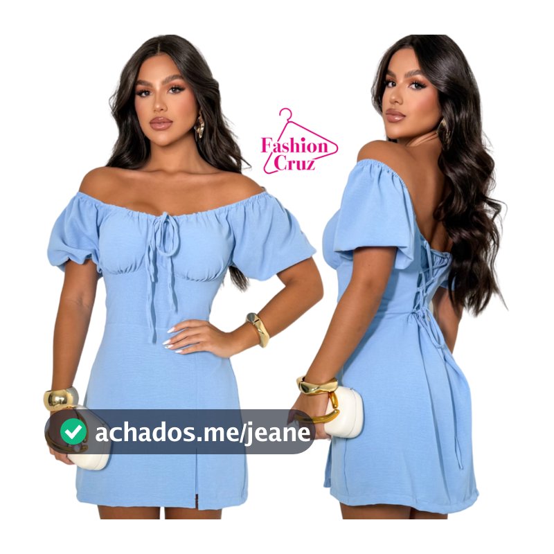 Vestido Macaquinho Feminino Bell Amarração Decote Cruzado