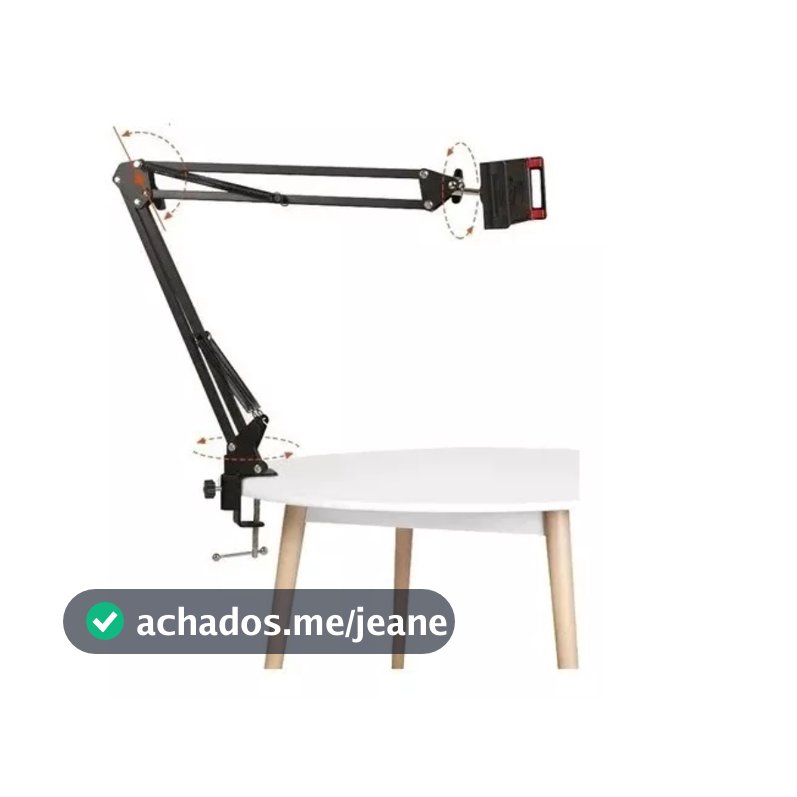 Novo Suporte Para Cama E Mesa Articulado Universal P/tablet E Cel