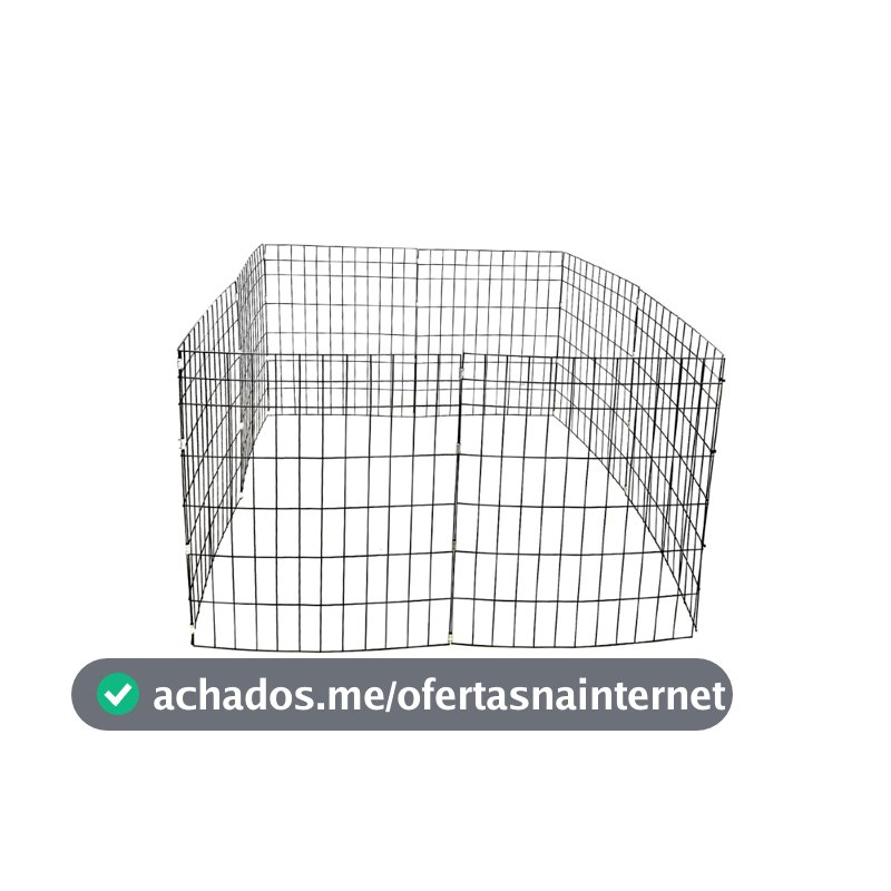 Cercado Para Cachorro de Pequeno e Medio Porte 100 cm x 100 cm x 60 cm