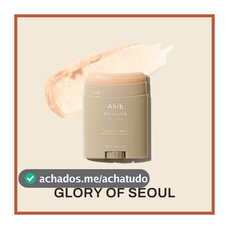 ABIB Airy sunstick Smoothing bar SPF50+ PA++++ 23g