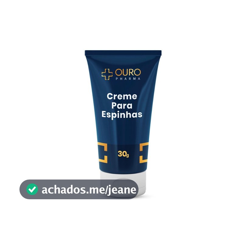 Creme para Espinhas Acne Azeloglicina 3% Nicotinamida 2% Alfa Bisabolol 0,5% 30gr ou 60gr
