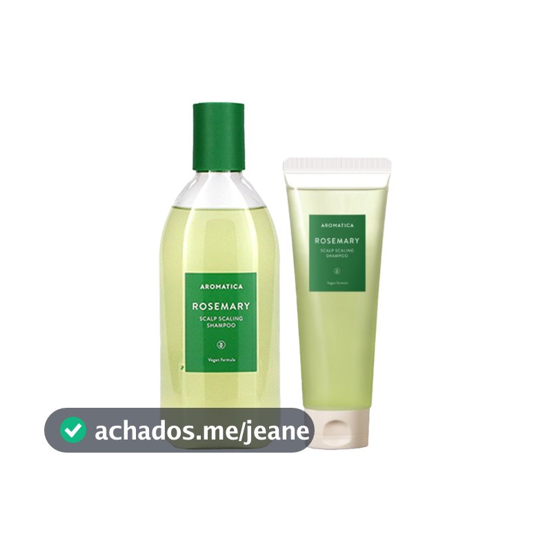 aromatica rosemary scalp scaling shampoo 400ml, 180ml
