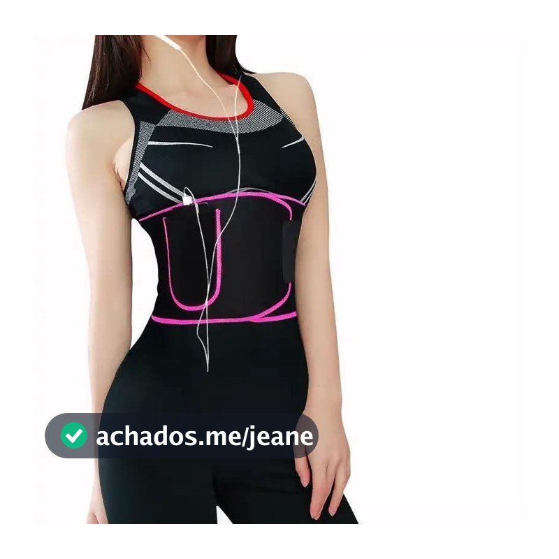 Cinta Modeladora Ajustável Com Bolso