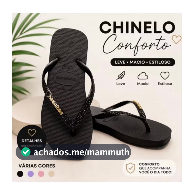 Chinelo de Dedo Feminino sola quadrada– Confortável, Leve e Moda Verão Tendências