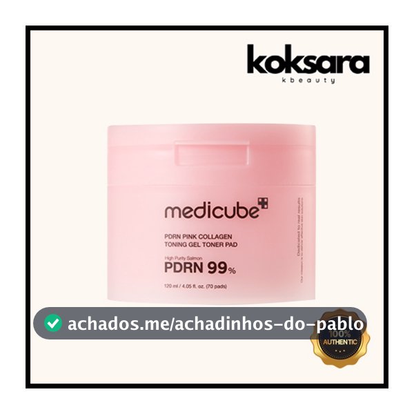 Medicube PDRN Pink Collagen Toning Gel Toner Pad