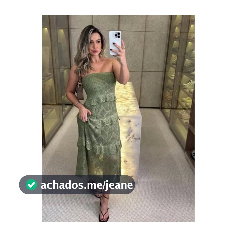 Vestido Longo Tricot Tomara Que Caia Feminino Verão 2026 Estilo Praia Festa Casual Elegante