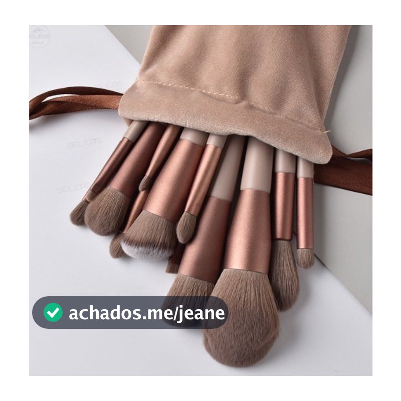 Kit 13 Pçs Pincéis De Maquiagem Contorno Kabuki Profissional