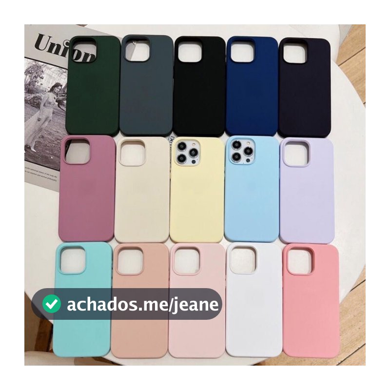 Capa Capinha Case Ip 16 PRO MAX  Silicone Várias Cores e Modelos Excelente Qualidade