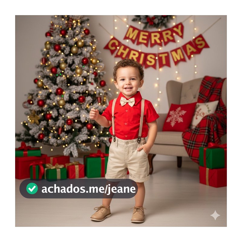 ROUPA DE NATAL MENINO com camisa e bermuda papai noel bebe conjunto natalino