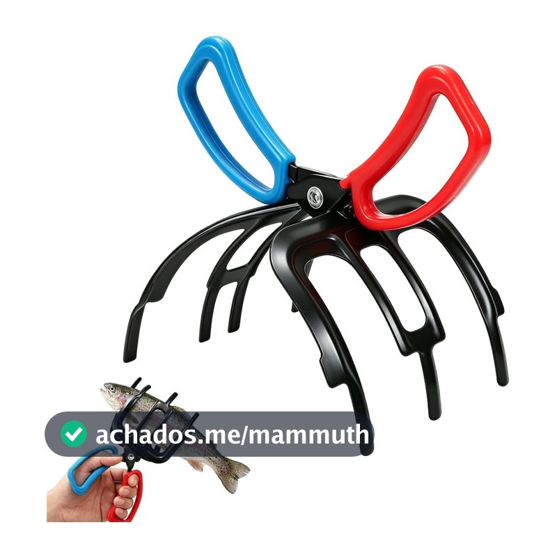 3lawFishGripper, novo modelo 2026 de alicate de pesca com três dentes, alicate de pesca antiderrapante, alicate de pesca