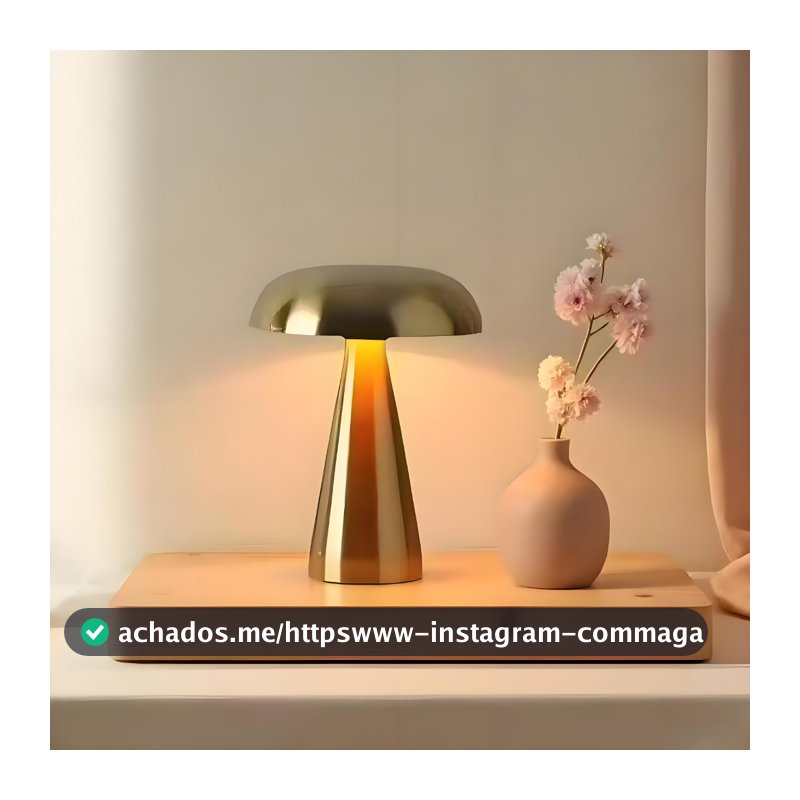 Luminária De Led Com Sensor De Toque Forma De Cogumelo