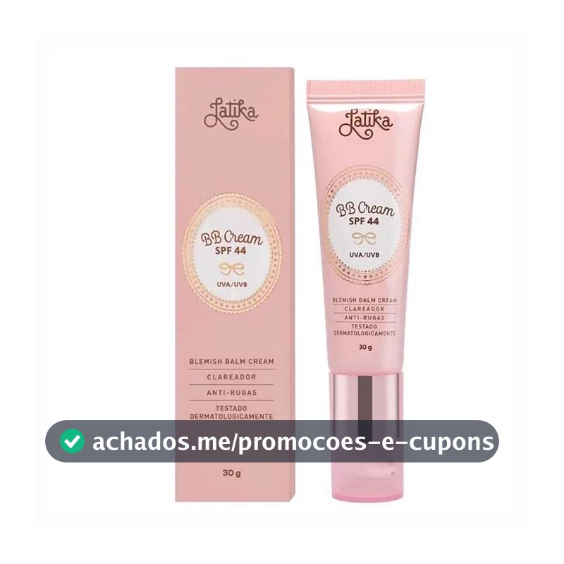 BB CREAM LATIKA FPS 44 CLAREADOR BEGE CLARO N10 - BEGE CLARO NATURAL 30G