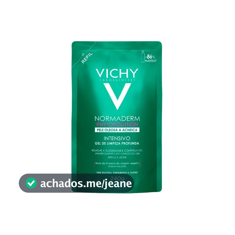 Vichy Normaderm Phytosolution Refil Gel de Limpeza 240g