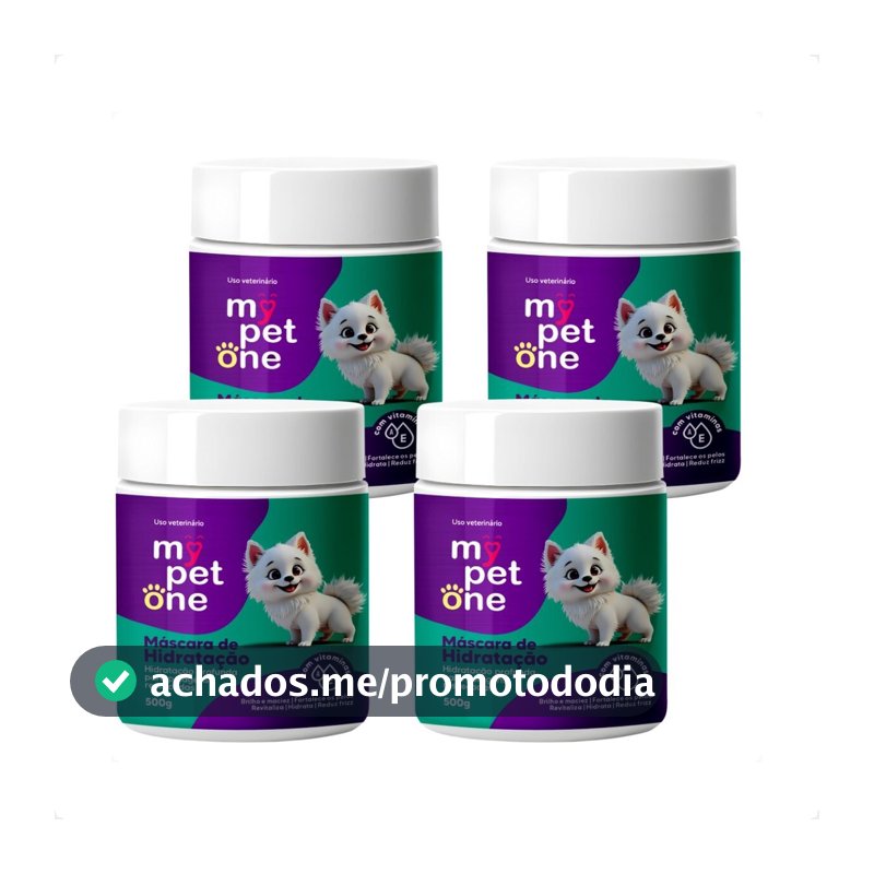 Kit 4 Máscara de Hidratação Mypetone - 500g