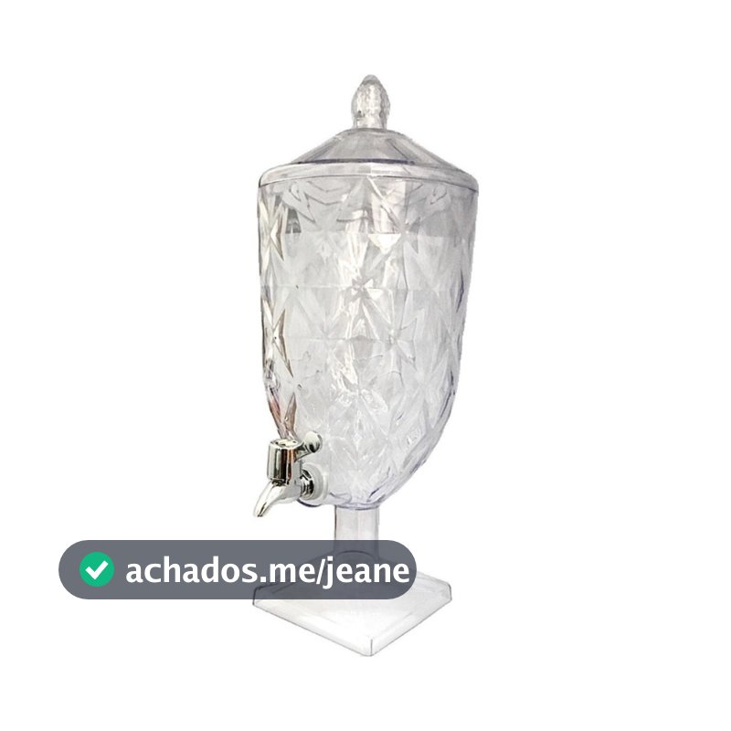 Suqueira 4,5L Transparente P/ Bebidas Super Promoção Envio Imediato