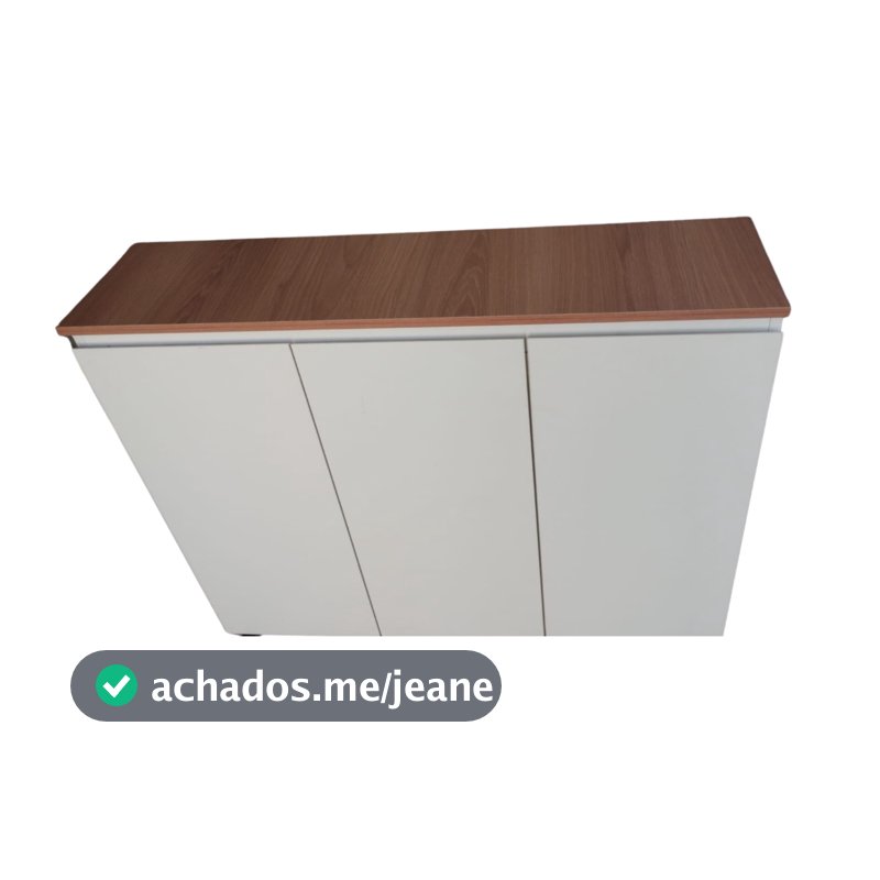 Balcão Aparador Buffet 20 cm de Profundidade Balcão 3 Portas