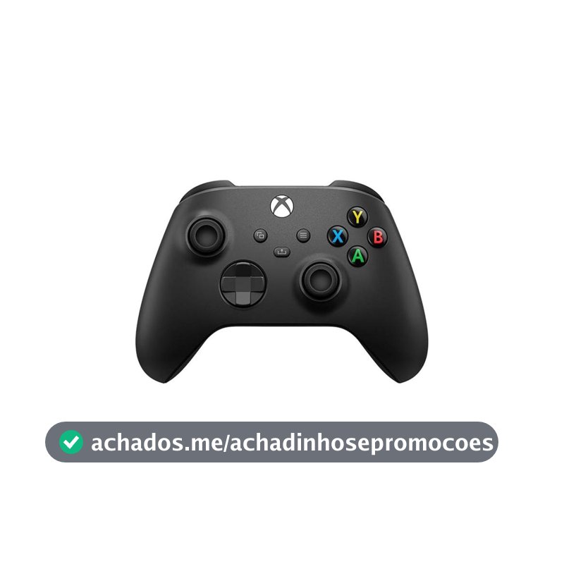 Controle para Xbox Sem Fio Carbon Black