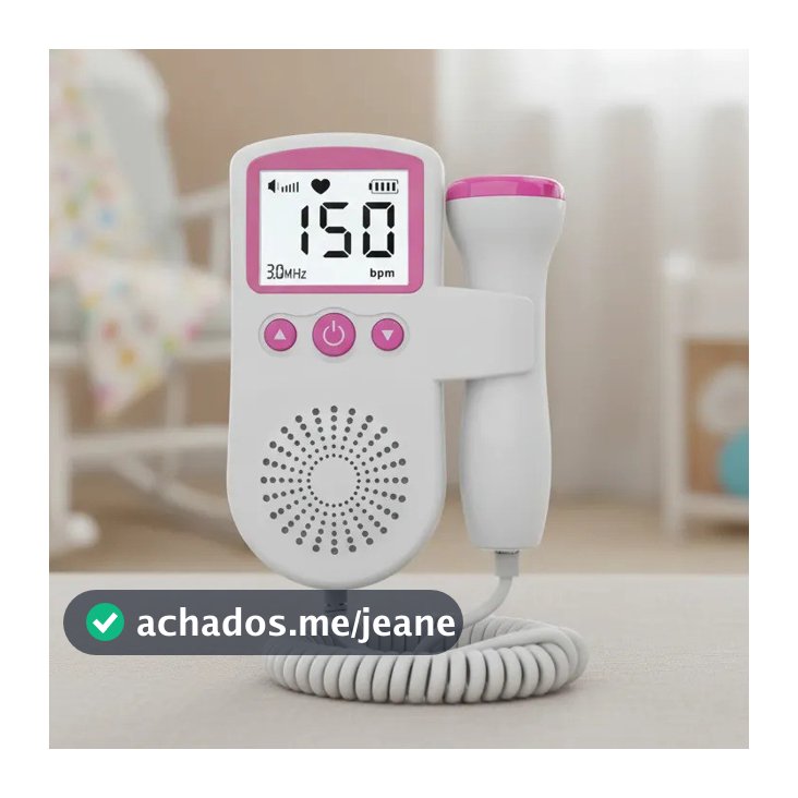 Sonar Fetal Doppler Portátil Monitor Batimentos do Bebê