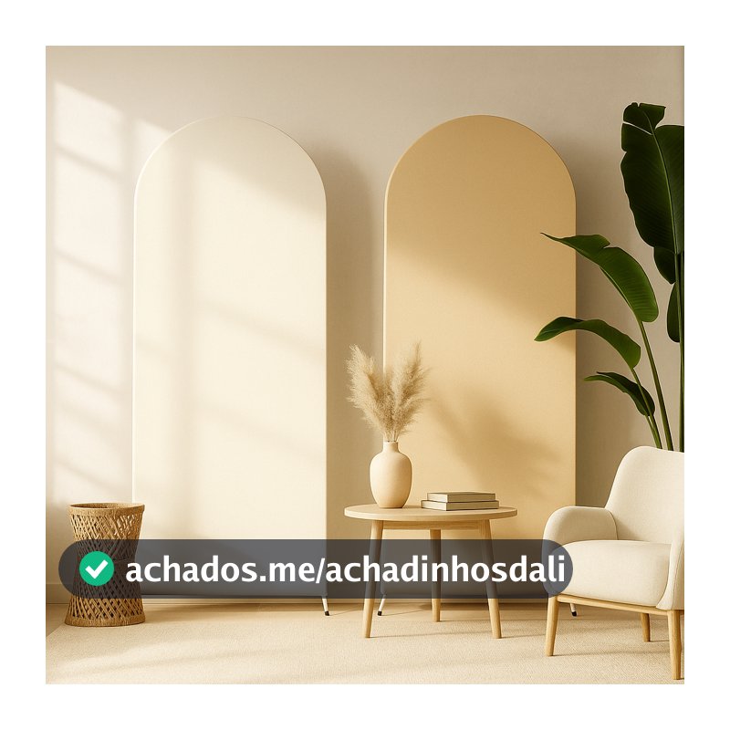 PAINEL ROMANO CAPA DUPLA FACE 2 EM 1 VESTE FÁCIL 2mx1m BEGE E OFF WHITE (CREME) DECORAÇÃO FESTAS