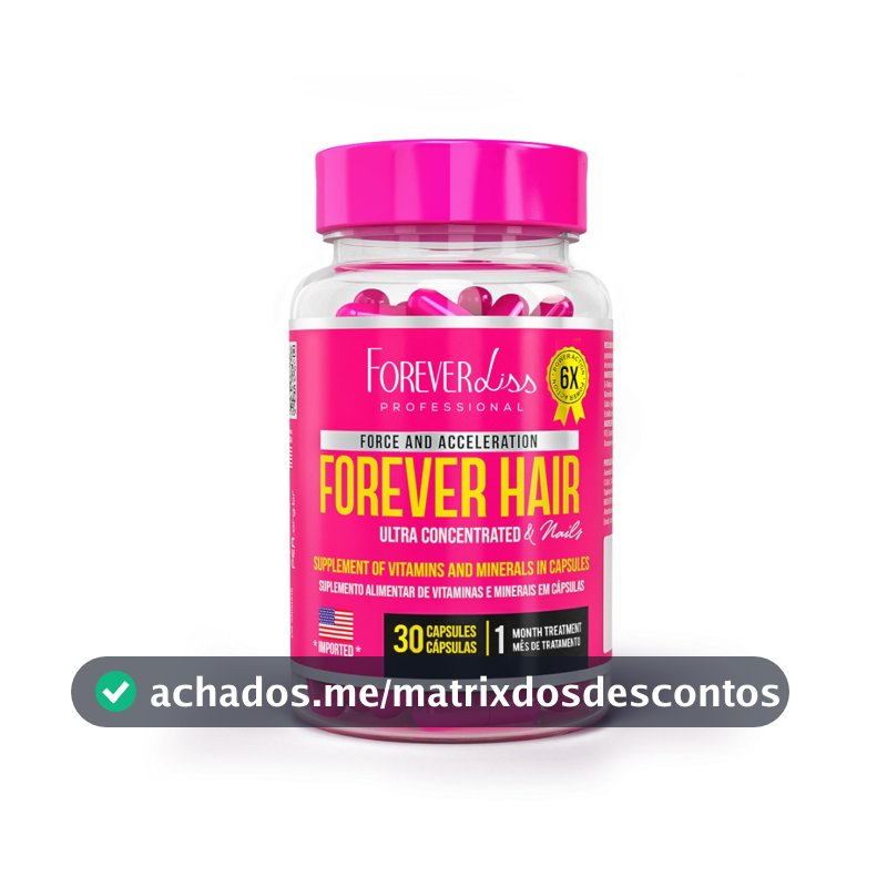 Forever Hair Crescimento Capilar Tratamento 30 Dias