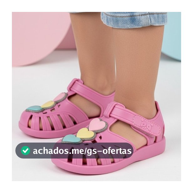 Sandália Infantil Menina Pandokinha Confortável Macia Leve Dia Das Crianças Antiderrapante Promoção