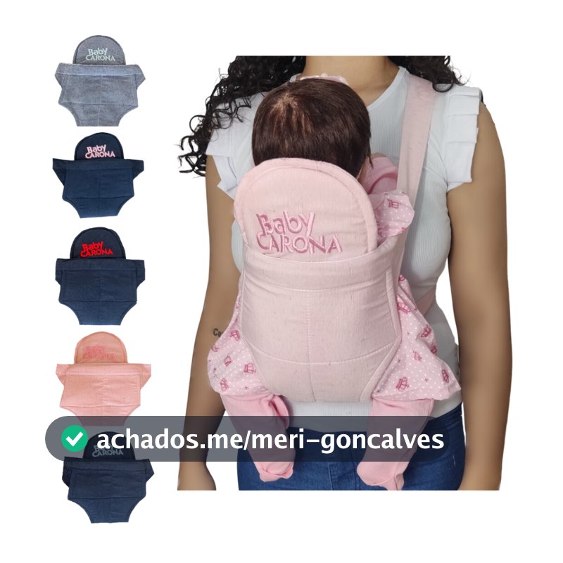 Canguru Ergonômico de Bebê Infantil Baby Carona Macio Ajustável e Regulável