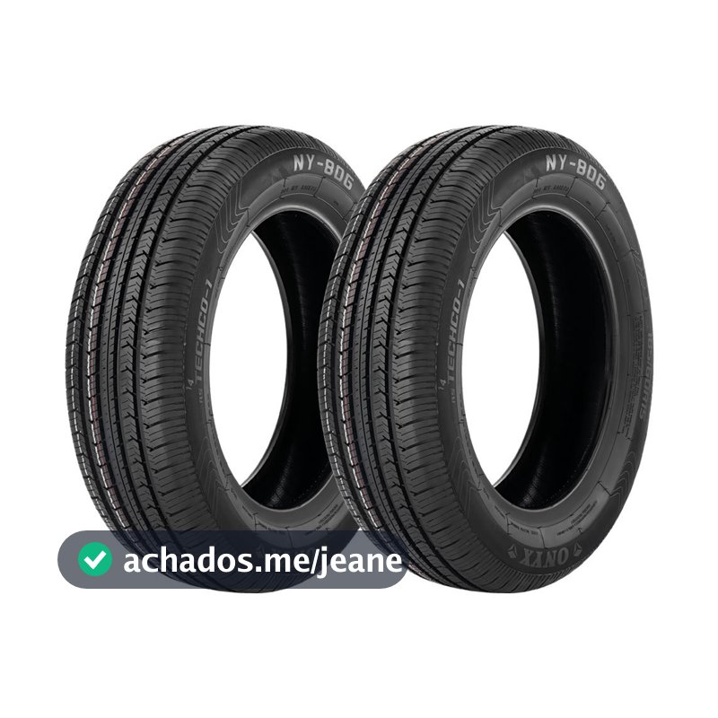 Jogo 2 Pneus Onyx Aro 14 NY-806 165/60R14 75H