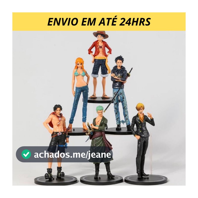 Boneco One Piece Coleção Action Figure Brinquedo Anime Brinquedo Infantil Luffy Law Sanji Zoro Ace