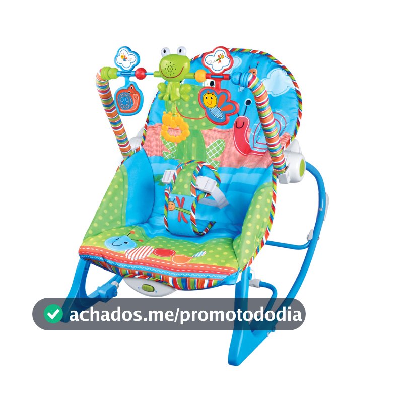 Cadeira de Descanso Musical FunTime até 18kgs Azul-Maxi Baby