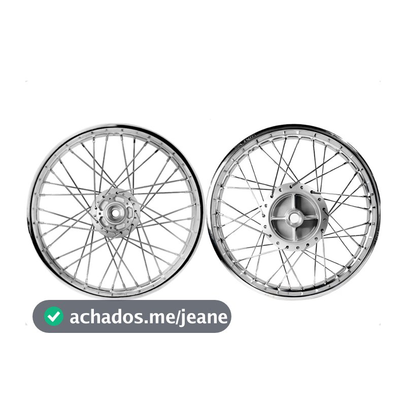 Jogo de Rodas Montada Alinhada Com Raio 4mm Titan 150 160 Fan 150 160 Freio a Disco