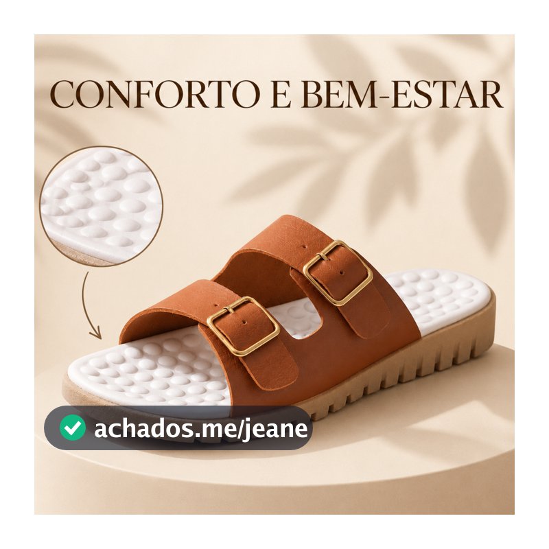 Chinelo Rasteira Feminino Ortopédico Anatômico Papete Plataforma Birk Macia Confort